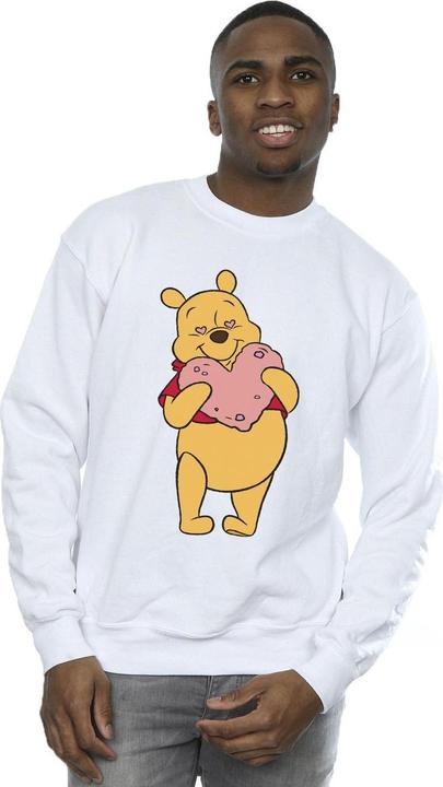 Actual product image Disney Mens Winnie The Pooh Heart Eyes Sweatshirt (XXL)