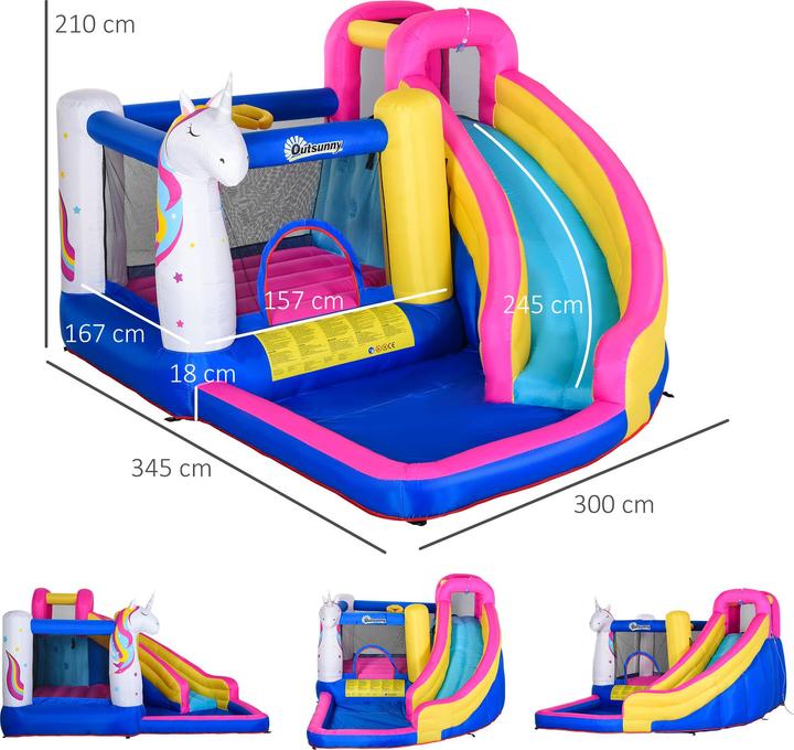 Actual product image Outsunny Children's bouncy castle