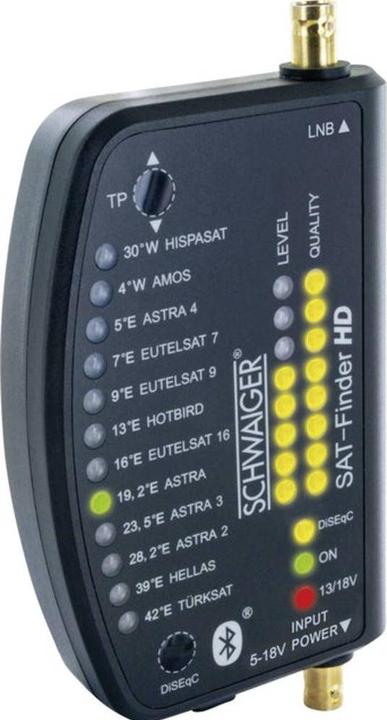 Actual product image Schwaiger Sat-Finder HD incl. battery (DiSEqC)