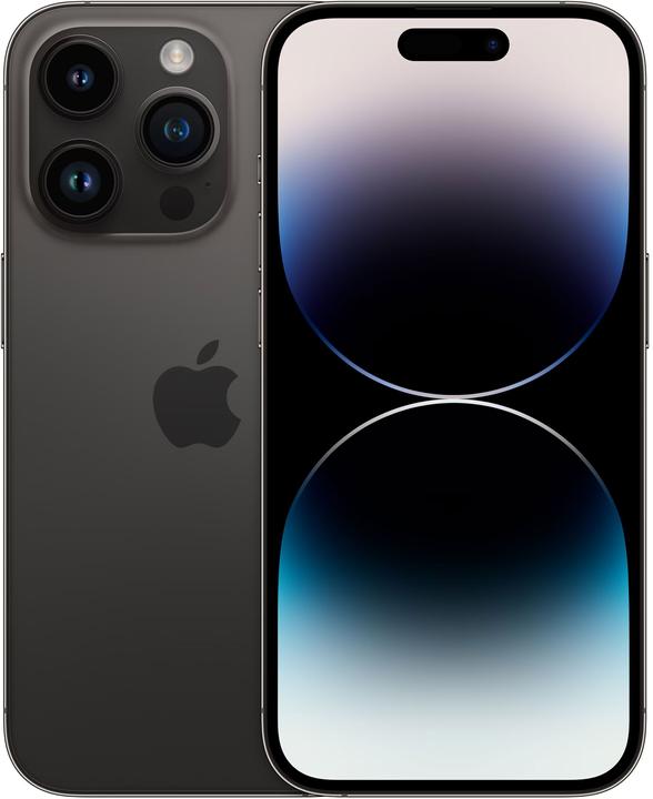Image du produit Apple iPhone 14 Pro (128 Go, Noir Spatial, 6.10", SIM + eSIM, 48 Mpx, 5G)