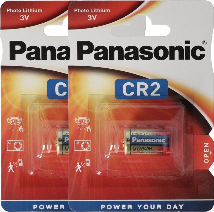 Immagine prodotto Panasonic 2 batterie adatte per Evva Airkey per bombole interne (2 pz., Specifico del dispositivo, 850 mAh)