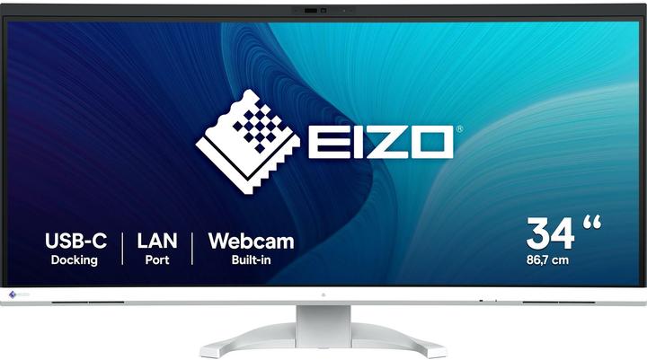 Productafbeelding Eizo 86,7cm (34,1") EV3450XC-WT 21:9 4K 2xHDMI+DP+USB-C Curv (3440 x 1440 pixels, 34.10")