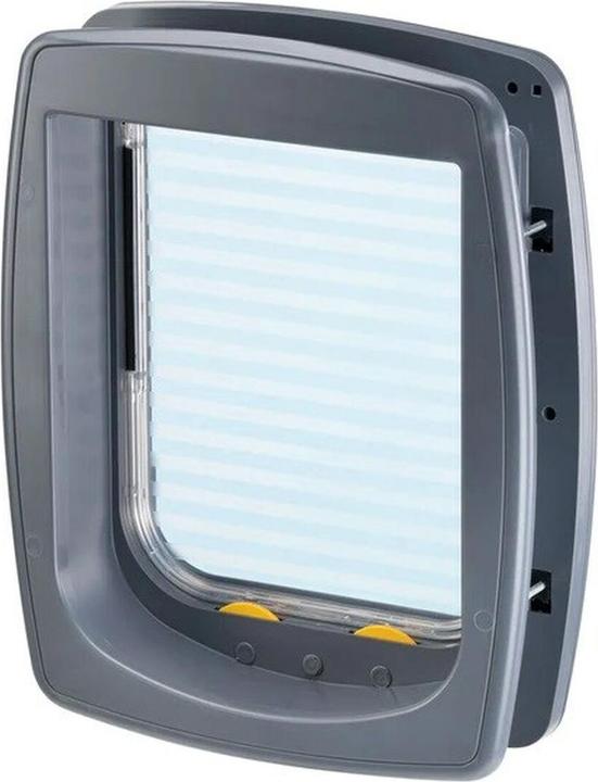 Actual product image Ferplast Swing 11 grey - Dog door and cat door - 31 x 9 6 x 38 4 cm (Manual cat flap)
