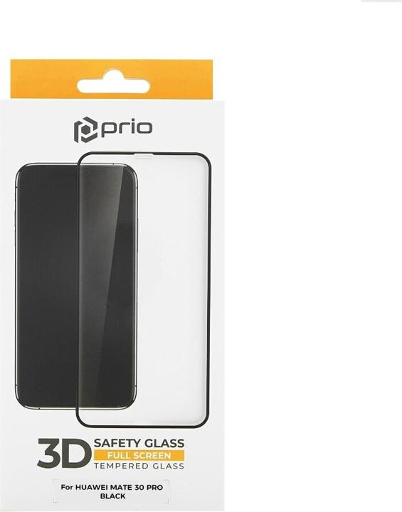 Actual product image prio 3D Screen Protector Glass for Huawei Mate 30 Pro black (1 Piece, Mate 30 Pro)