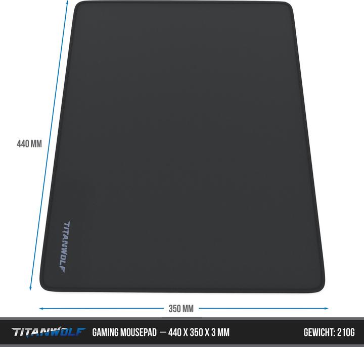 Image du produit CSL Ensemble clavier, souris et tapis de souris pour le jeu (CH, Filaire)
