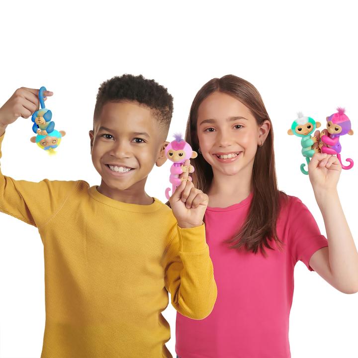 Immagine prodotto WowWee FINGERLINGS 2.0 Basic Monkey Blue - Leo