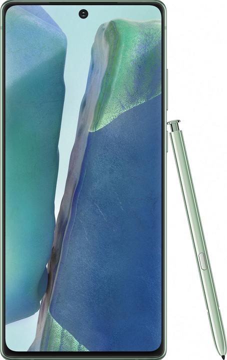 Produktbild Samsung Galaxy Note 20 EU (256 GB, Mystic Green, 6.70", Dual SIM, 12 Mpx, 4G)