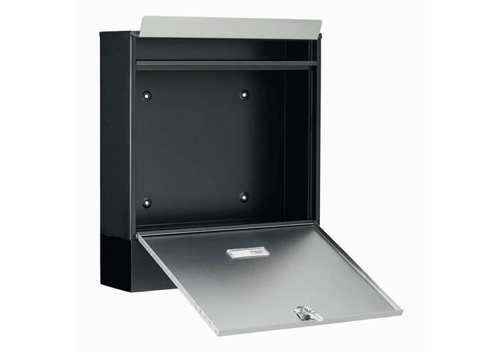 Produktbild Burg Wächter Briefkästen Oxford 6877 black&steel