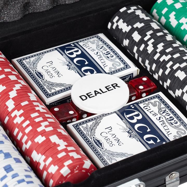 Actual product image Relaxdays Poker case (Multilingual)
