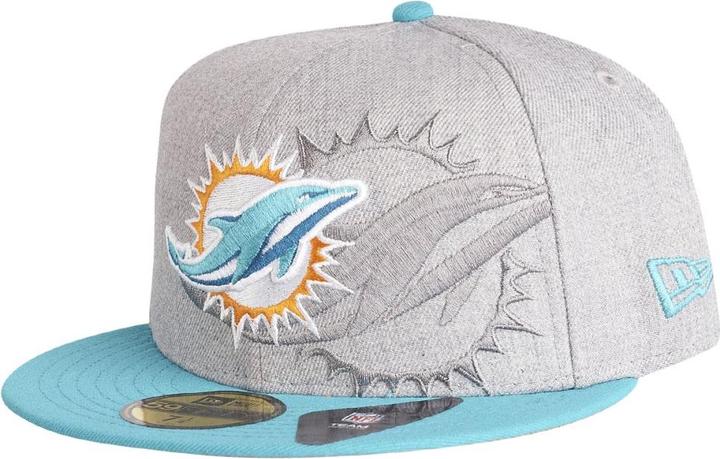 Image du produit New Era 59Fifty Cap - SCREENING NFL Miami Dolphins gris (7 3/4)