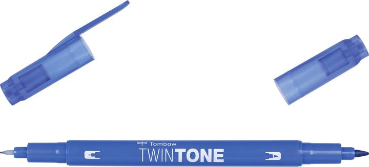 Image du produit Tombow Feutres de coloriage Twintone (15, Bleu, 1 x)