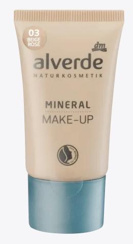 Actual product image dm alverde Mineral make-up beige rosé 03 (Beige Rosé)