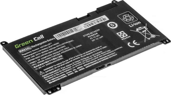 Produktbild GreenCell Žalias CELL Baterija RR03XL for HP ProBook 430 G4 G5 440 G4 G5 450 G4 G5 455 G4 G5 470 G4 G5 (3400 mAh)