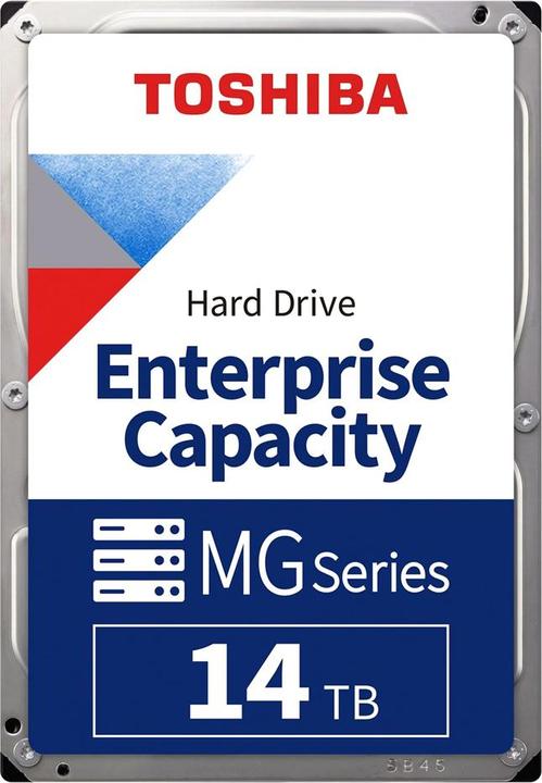 Actual product image Toshiba MG09, 3.5", 14 TB, 7200 RPM (14 TB, 3.5", CMR)