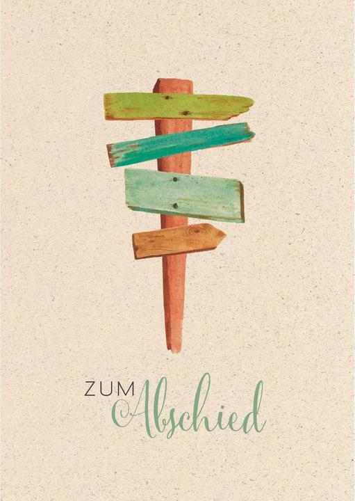 Image du produit Carte d'adieu (1 pcs)
