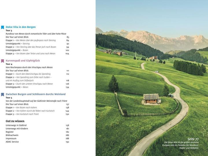 Produktbild Roadtrips - Südtirol (Deutsch, Manuela Blisse, Uwe Lehmann, 2023)