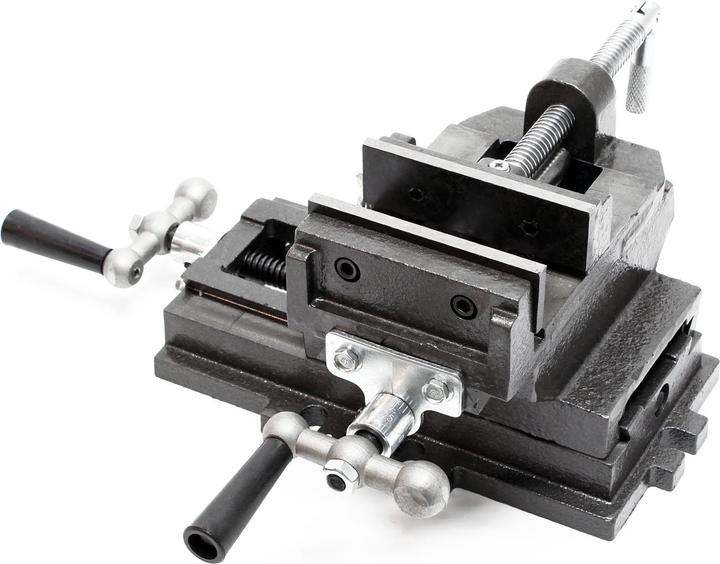 Immagine prodotto Wiltec Fresatrice a slitta a croce con morsa X-Y da banco 75mm (75 mm)