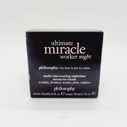 Image du produit philosophy Philosophy Ultimate Miracle Worker Night Cream & Serum 1.7 fl oz Brand New (60 ml)