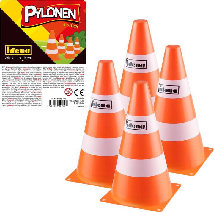 Produktbild Idena 40085 - Pylonen, 4 Stück