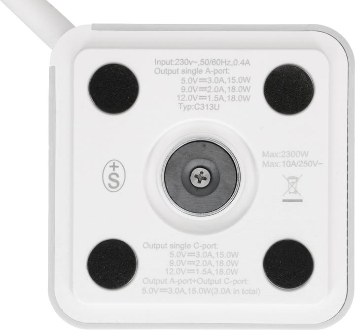 Image du produit Max Hauri Cube (3 x, Type 13, USB-A, USB-C, 2 m)