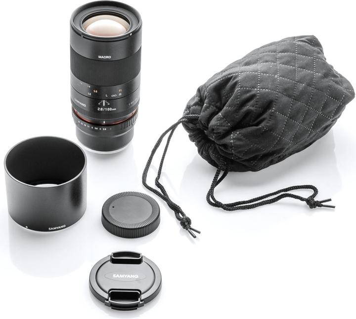 Actual product image Samyang 100mm f/2.8 ED UMC Macro - Fujifilm XF (Fujifilm X, full size)