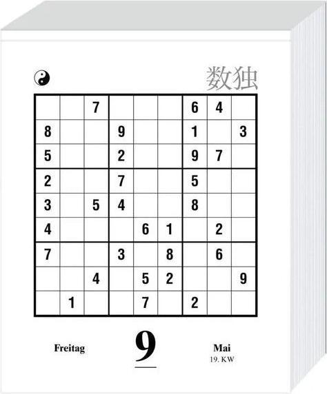 Produktbild Sudoku Abreisskalender 2025 (15 x 18 cm, Kein Einband, Deutsch)