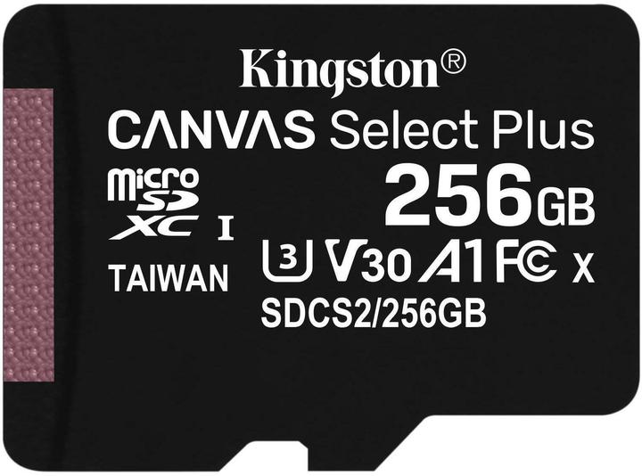 Kingston Canvas Select Plus (256 GB, microSDXC, U3, UHS-I)