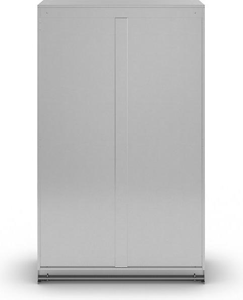 Image du produit kaiserkraft Armoire haute de salle blanche en acier inoxydable (120 x 58,5 x 200 cm)