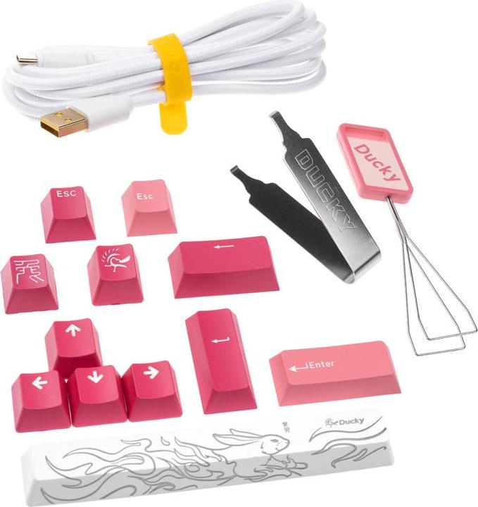 Immagine prodotto Ducky Uno 3 Rosa Gossamer (US, Cablato)