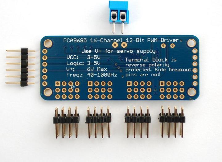 Image du produit Adafruit Interface I2C PWM/Servo Driver 16 canaux 12 bits
