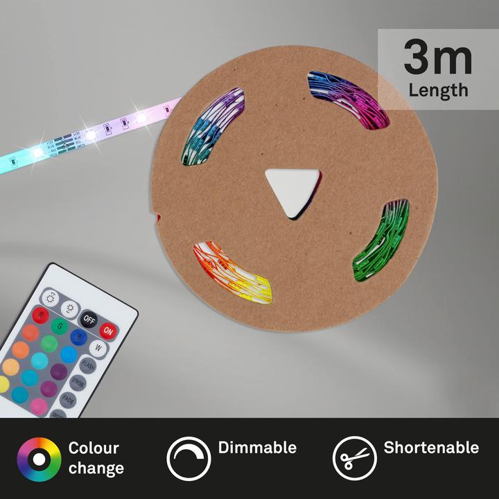 Produktbild Briloner LED Band (RGB, 300 cm, Indoor)
