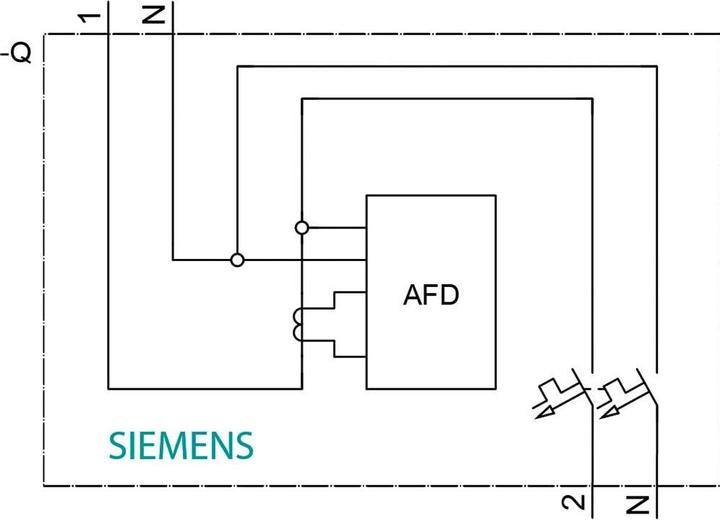 Actual product image Siemens Fire protection 5SV6016-6KP16 switch-LS-combination 230V, 6kA, 2-pole