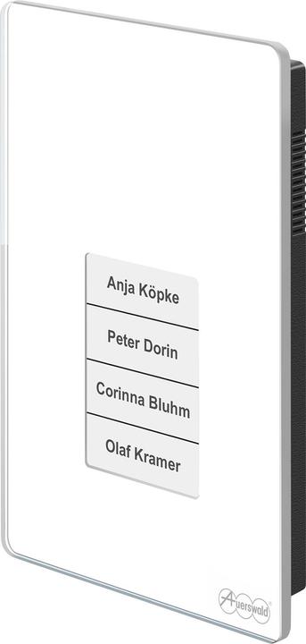 Produktbild Auerswald TFS-Dialog 400 weiss Sprechanlagen-System für a/b-Schnittstellen mit eleganter Glassfront