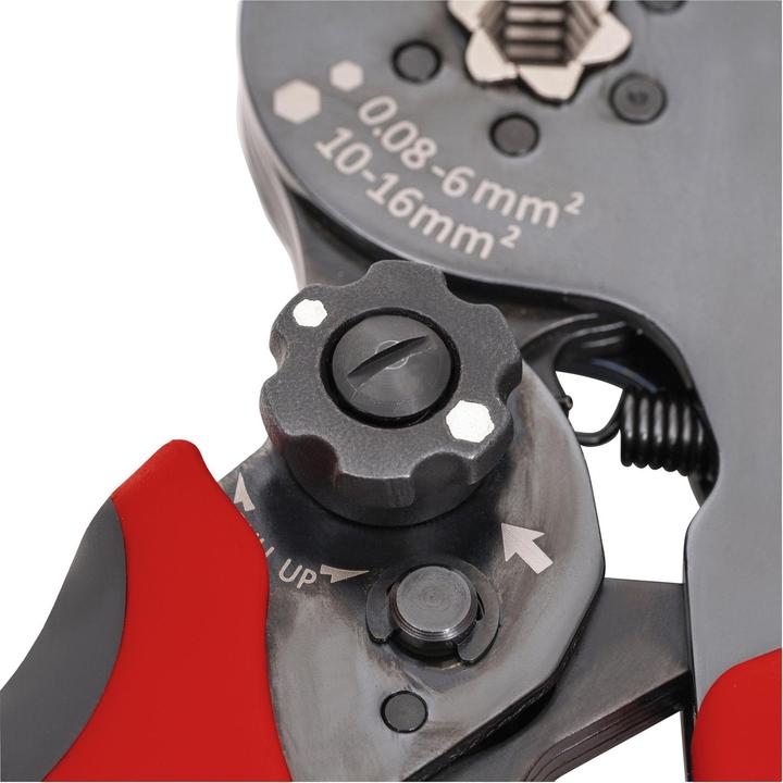 Produktbild Stier Crimpzange für Aderendhülsen Sechskant-Pressung 16 mm² (185 mm)
