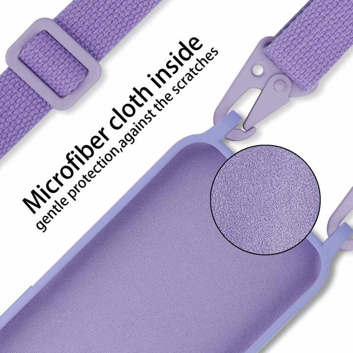 Actual product image Cadorabo TPU Cover Mobile Phone Chain Liquid (Apple iPhone 12, Realme 12 Pro+)