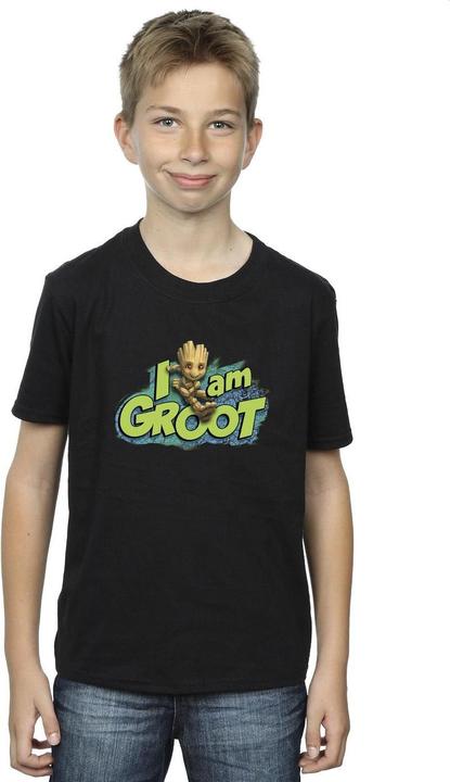 Immagine prodotto Guardians Of The Galaxy I Am Groot Jumping Maglietta Ragazzi (152, 158)