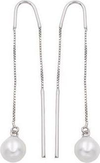Image du produit Passion Boucles D'Oreilles Argent Rhodie - Perle De Culture (MAT BIJOU)