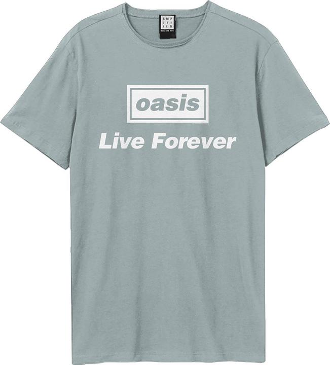 Actual product image Amplified Unisex Adult Live Forever Oasis T-Shirt (L)