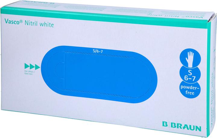 Produktbild B.Braun Vasco Nitril White Uh S (S)