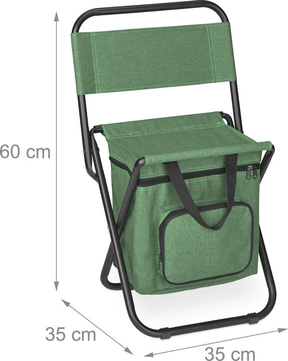 Actual product image Relaxdays Camping stool