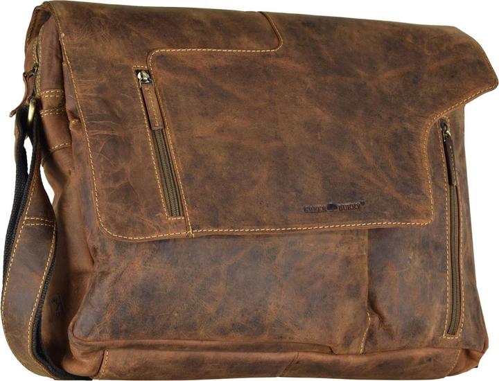 Image du produit Greenburry Vintage Revolver Bag Sac à bandoulière en cuir 40 cm