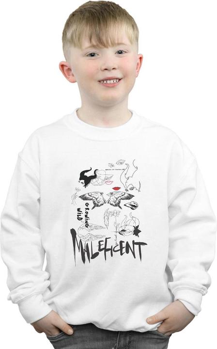 Produktbild Disney Maleficent Mistress Of Evil Growing Wild Collage Sweatshirt Jungen (152, 158)