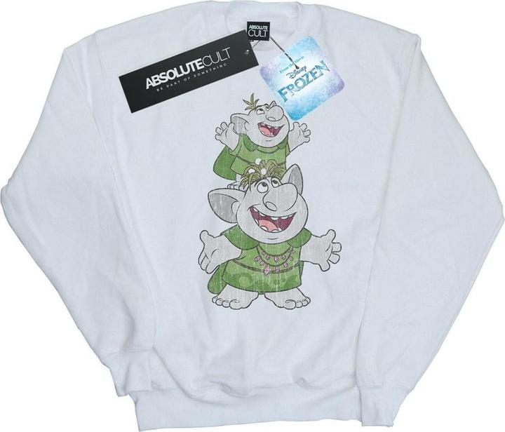 Actual product image Disney Boys Frozen Handstacking Trolls Sweatshirt (128)