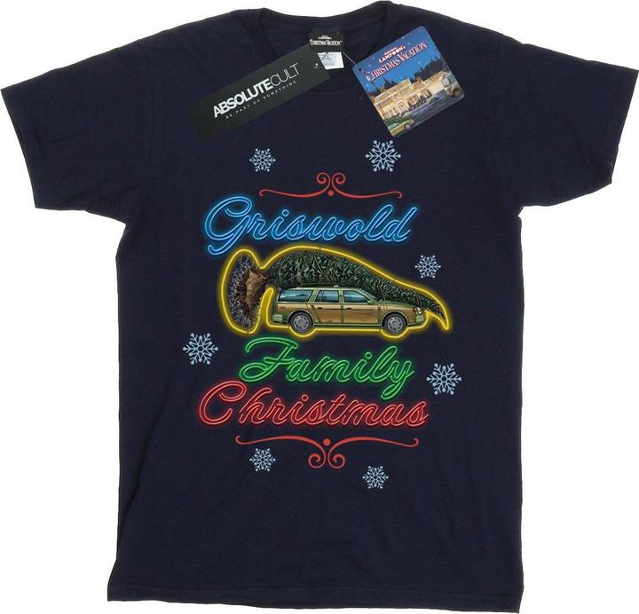 Immagine prodotto National Lampoon´s Vacation National Lampoon's Christmas Vacation Griswold Family Christmas Maglietta Ragazze (140, 146)