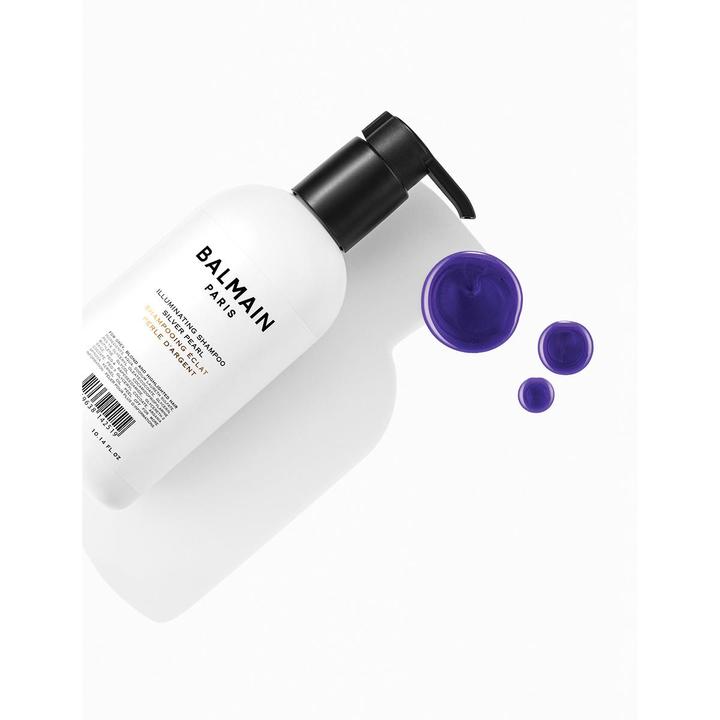 Produktbild Balmain Illuminating Shampoo Silver Pearl Shampoo Correcting Shade Forond And Gray Hair 300Ml (300 ml, Flüssiges Shampoo)