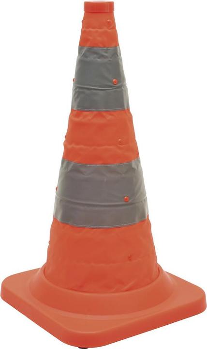 Dönges Folding traffic cone, height 500 mm, Pro version, fully reflective