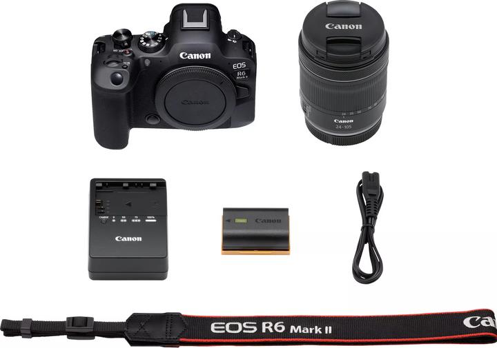 Produktbild Canon EOS R6 Mark II Kit (24 - 105 mm, 24.20 Mpx, Vollformat)