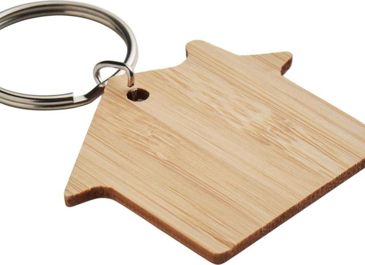 Produktbild MidOcean HouseBoo Bambus Schlüsselanhänger Haus