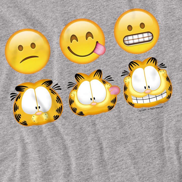 Immagine prodotto Garfield Maglietta Emoji Adulto Unisex (L)