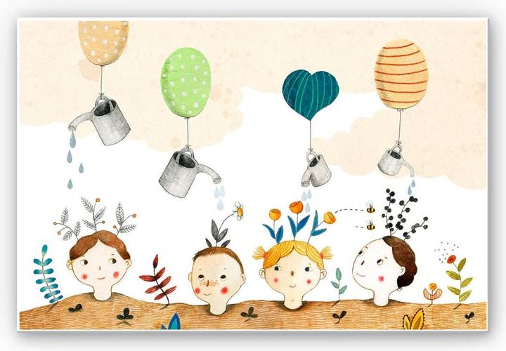 Produktbild Trenddeko Loske - Kindergarten (60 x 40 cm)
